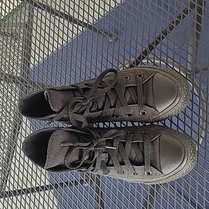 Black converse high tops